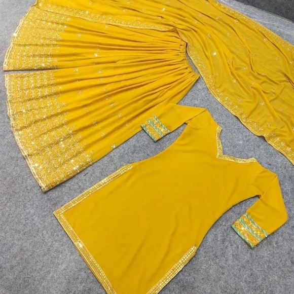 Indian Pakistani Embroidery salwar Kameez suit - Picture 2 of 4